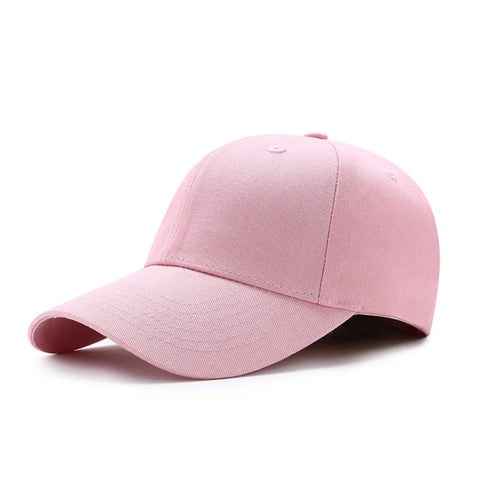 Solid Color Fashion Men Women Adjustable Leisure Caps Unisex Plain