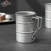 Coffee Water Cup Industrial Style Oil Barrel Mug Outdoor Camping