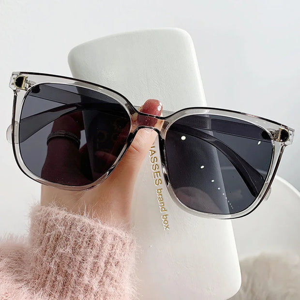 Fashion Oversized Sunglasses Woman Brand Designer Vintage