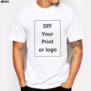 Shirt Harajuku DIY Photo Logo Brand Tops Tees Unisex