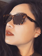 Vintage Cat Eye Sunglasses Women Square Frame Female Retro Shades