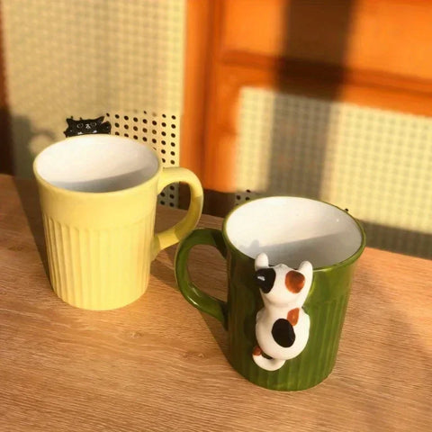 Lovely Cat Mug Cute Ceramic Coffee Cup