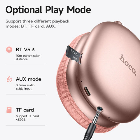 HOCO Wireless Headphones Sport Bluetooth 5