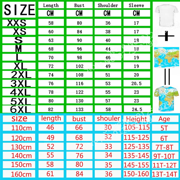 Men Fashion Hip Hop Short Sleeve Tops Abstract Men Women Kid