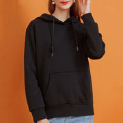 Autumn Unisex Versatile Solid Color Clothing Pullover Casual Hoodie