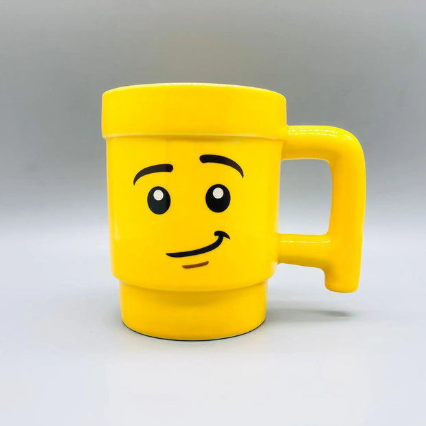 Cute Impish Expression Figure Head Pattern Coffee Milk Tea Drinkware