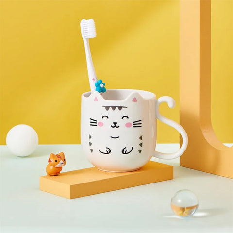 1pc Cute Cartoon Cat Mug Creative Gift