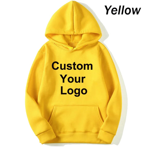 logo hoodies men women customize