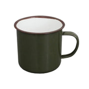 6 7 8cm Enamel Cup Retro Style Cream Color Water Mug