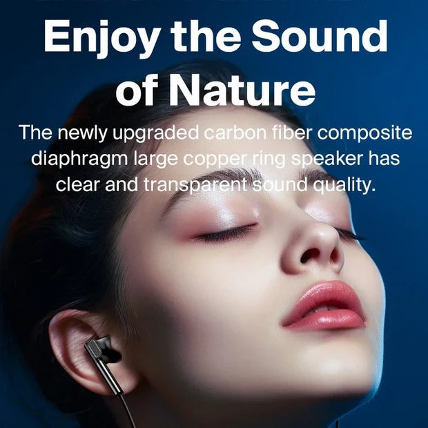 Noise cancelling headphone wired headphones bass stereo earphone