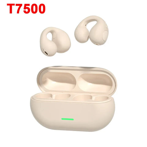 3 Wireless Headphones Clip Ear Music Noise Canceling Gaming Earphone