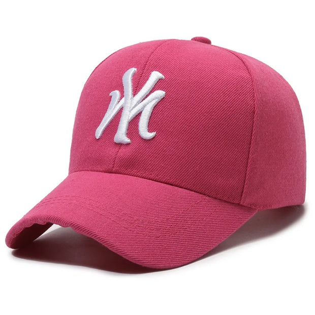 Letter Embroidery Couple Baseball Cap Anti-Sun Sunscreen