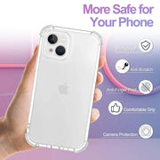 iPhone 15 14 13 12 11 Pro Max Ultra Thin Silicone Soft Clear Case