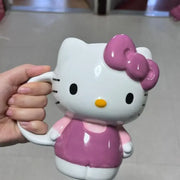 Kitty Cup Cartoon Girl Porcelain Cup Water Cup Bow Tie Creativity Mug