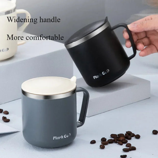 400ml 304 Stainless Steel Coffee Mugs Portable Cups Heat Insulation