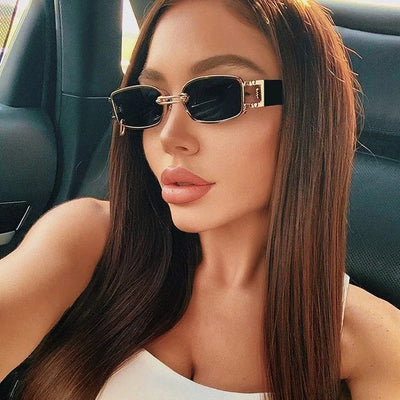 Fashion Square Sunglasses Women Luxury Brand Small Frame Sun Glasses