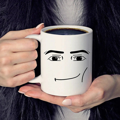 Woman Faces Coffee Mug Cute Gamer Birthday Gift Back