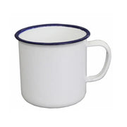 6 7 8cm Enamel Cup Retro Style Cream Color Water Mug