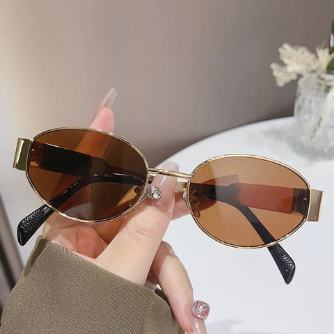 Women 2024 Luxury Frame Sun Glasses Ladies Classic Vintage Unisex