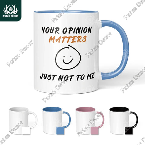 Putuo Decor 1pc Funny Sarcastic Quote Coffee Mug Mug Cup