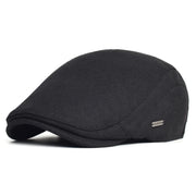 Autumn Winter Thick Warm Newsboy Caps Men Women Soft Beret Hat