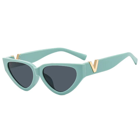 Brand Designer Cateye Sun Glasses Female Eyewear