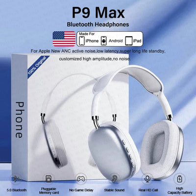 Original P9 Pro Max Wireless Bluetooth Headphone Sport Gaming Headset