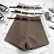 -line High Waist Short Chic Office Lady Shorts