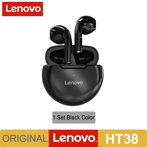 Original Lenovo HT38 TWS Bluetooth Earphone Mini Wireless Earbuds