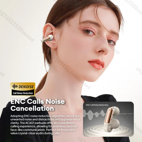 4 Earphone ENC Call Noise Canceling Headphone