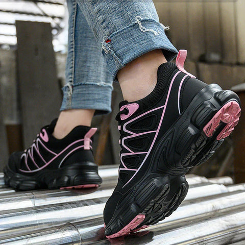 Women Fashion Safety Shoes Work Sneakers structured Shoes