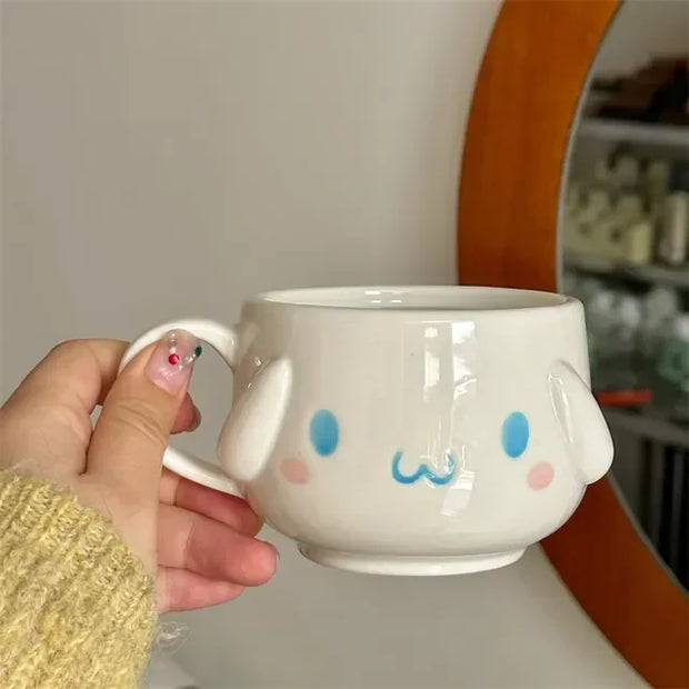 Sanrio Cinnamoroll Coffee Cup Kawaii Home Cute Cartoon Anime