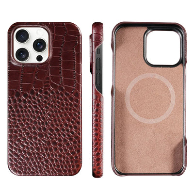 iPhone 15 16 Pro Max Promax 16Pro 15Pro Natural Cowhide Leather