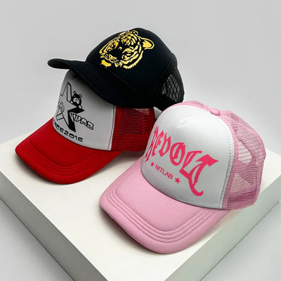 Fashion Men Women Printed Letter Tiger Baseball Caps Breathable