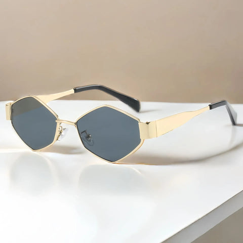 Fashion Hexagon Sunglasses Women 2024 Unique Polygon Sun Glasses Men