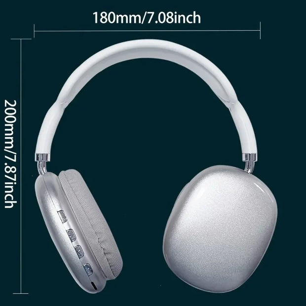 P9Air MAX Wireless Bluetooth Headphones Noise Cancelling Mic Pods