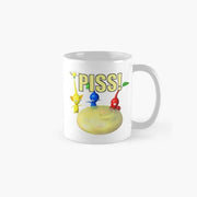 Pikmin Piss Classic Mug Gifts Coffee Handle Round Design Image