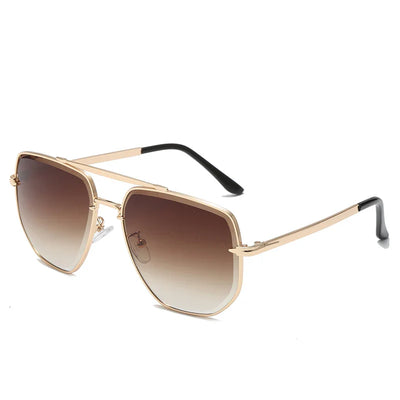 Fashion Cool Men Vintage Brand Design Metal Sun Glasses Women Shades