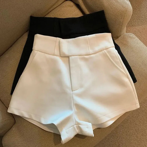 Women Shorts T2 Black Shorts Women Elegance High Waisted Shorts