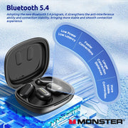 Monster Smart Touch Screen Wireless Headset OWS Bluetooth 5