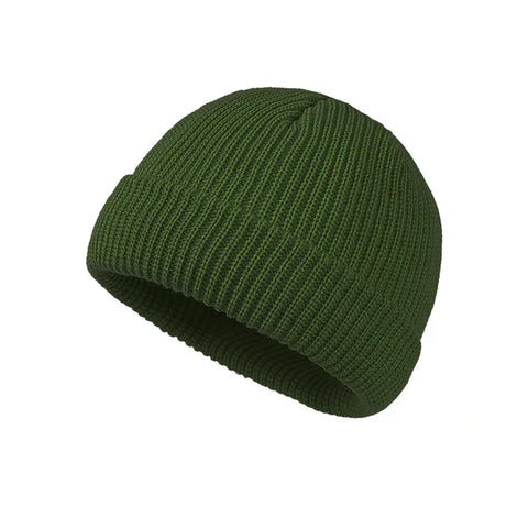 Men & Women Caps Wool Fashion Simple Warm Skullies Beanies Solid