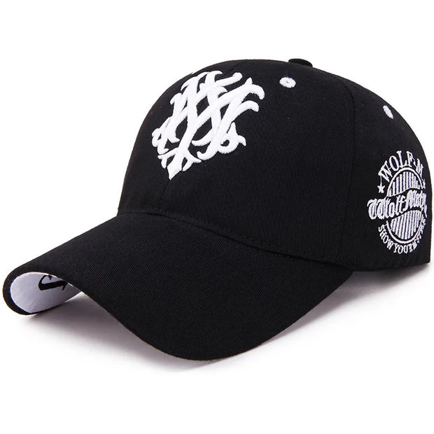 Summer Snapback Hip Hop Hat Adjustable Flame Sun Shading Hats