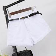 Female Loose Leg Wide Pants Booty Shorts Denim 2024