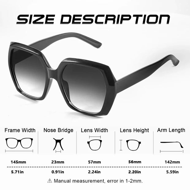 Women Fashion Retro Driving Anti Glare Sun Glasses Travel Shades