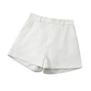 Line Wide Leg Suit Short Commute Summer Suit Shorts Pants