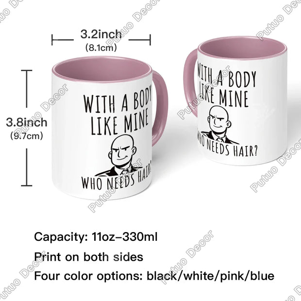 Putuo Decor 1pc Funny Sarcastic Quote Coffee Mug Cup