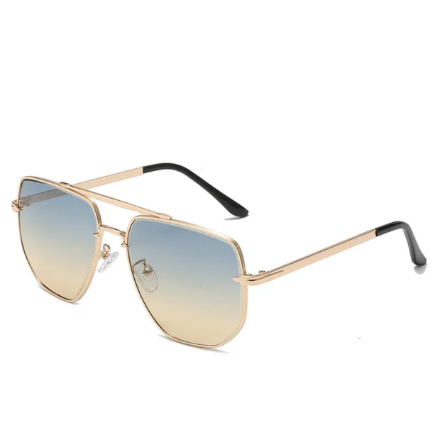 Fashion Cool Men Vintage Brand Design Metal Sun Glasses Women Shades