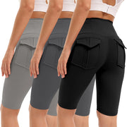 Women Yoga Legging High Waist Fitness Quick Drying Workout Shorts