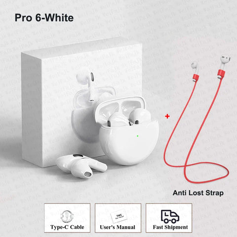 Original Pro 6 TWS Max Wireless Bluetooth Noise Cancelling Headset