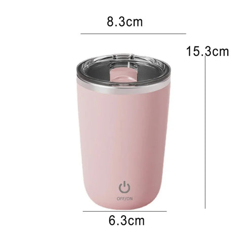 -Stirring Mug 304 Stainless Steel Rechargeable Magnetic Mug